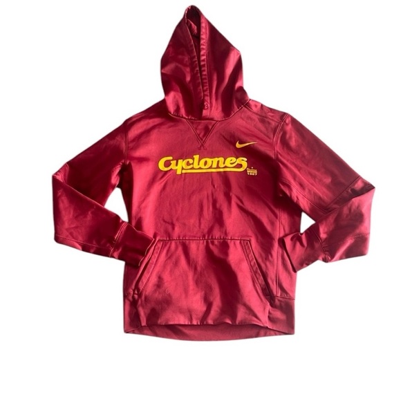 Nike Dri-Fit Iowa State Cyclones Size Small Hooded Athletic Sweatshirt. - Picture 2 of 6